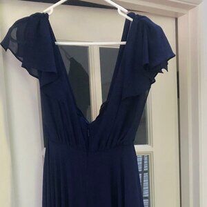 Lulus Blue Floor-Length Dress
